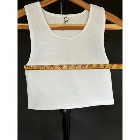 Vintage Paris Accessories, Inc Women's Tank Top XL Paris Vintage Fashion White - Picture 6 of 7